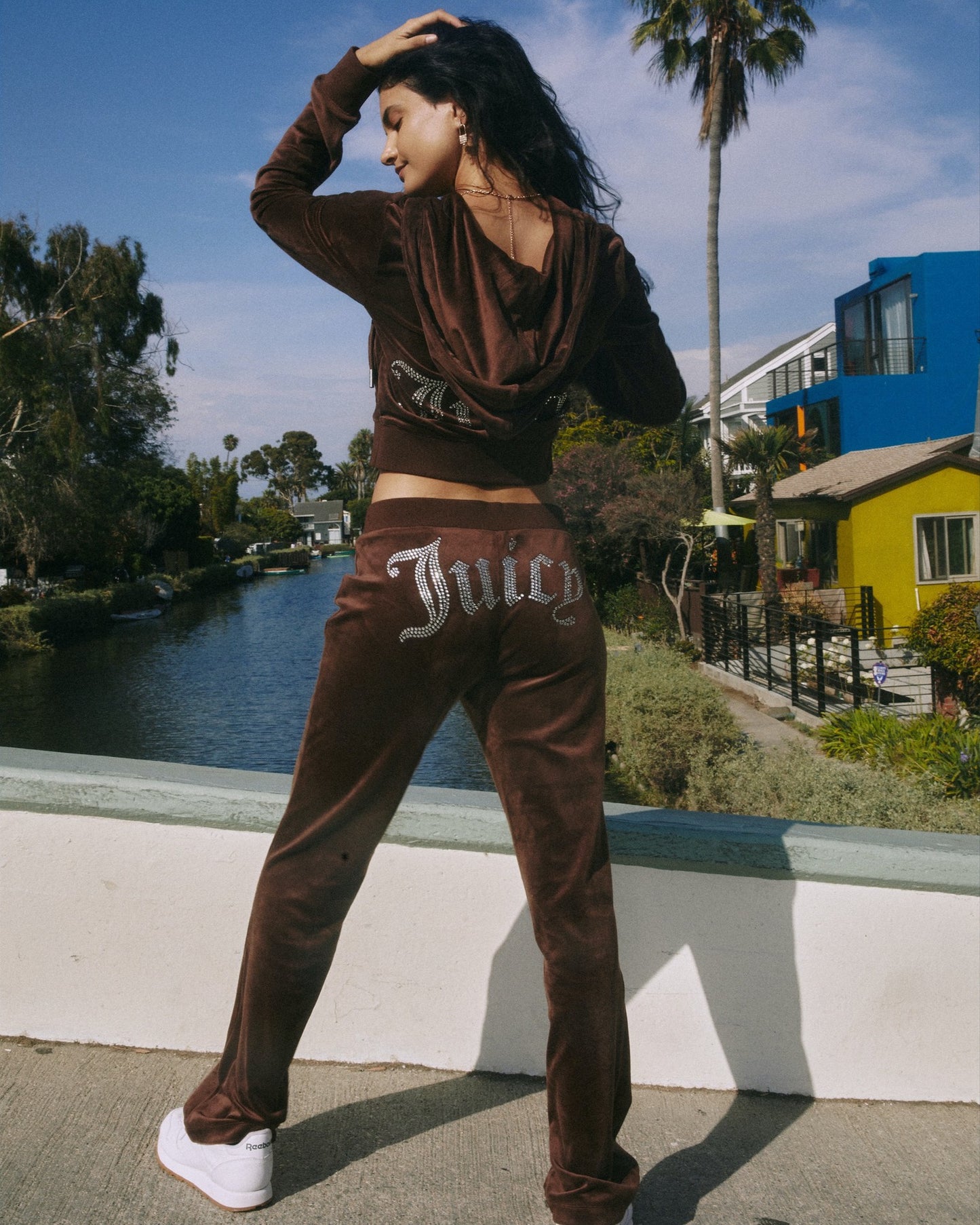 Velvet Rhinestone Leisure Suit