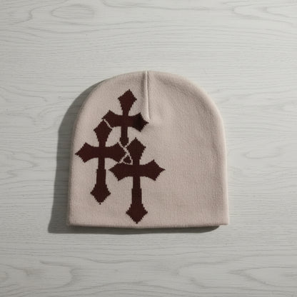 Y2K Knitted Jacquard Hat