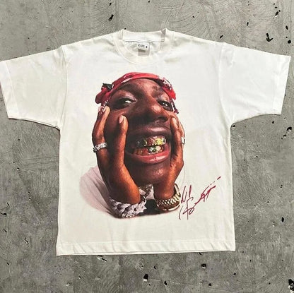 Men's Graphic Print Cotton T-Shirt
