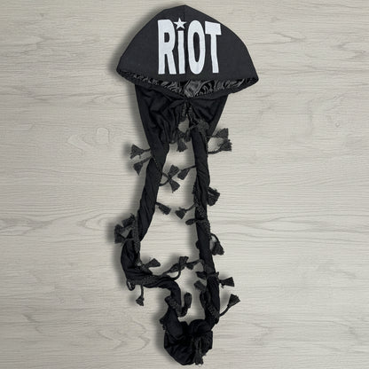 Adjustable Tassel Print Hip Hop Hat