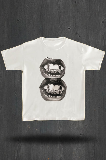 Graphic Print Cotton T-Shirt