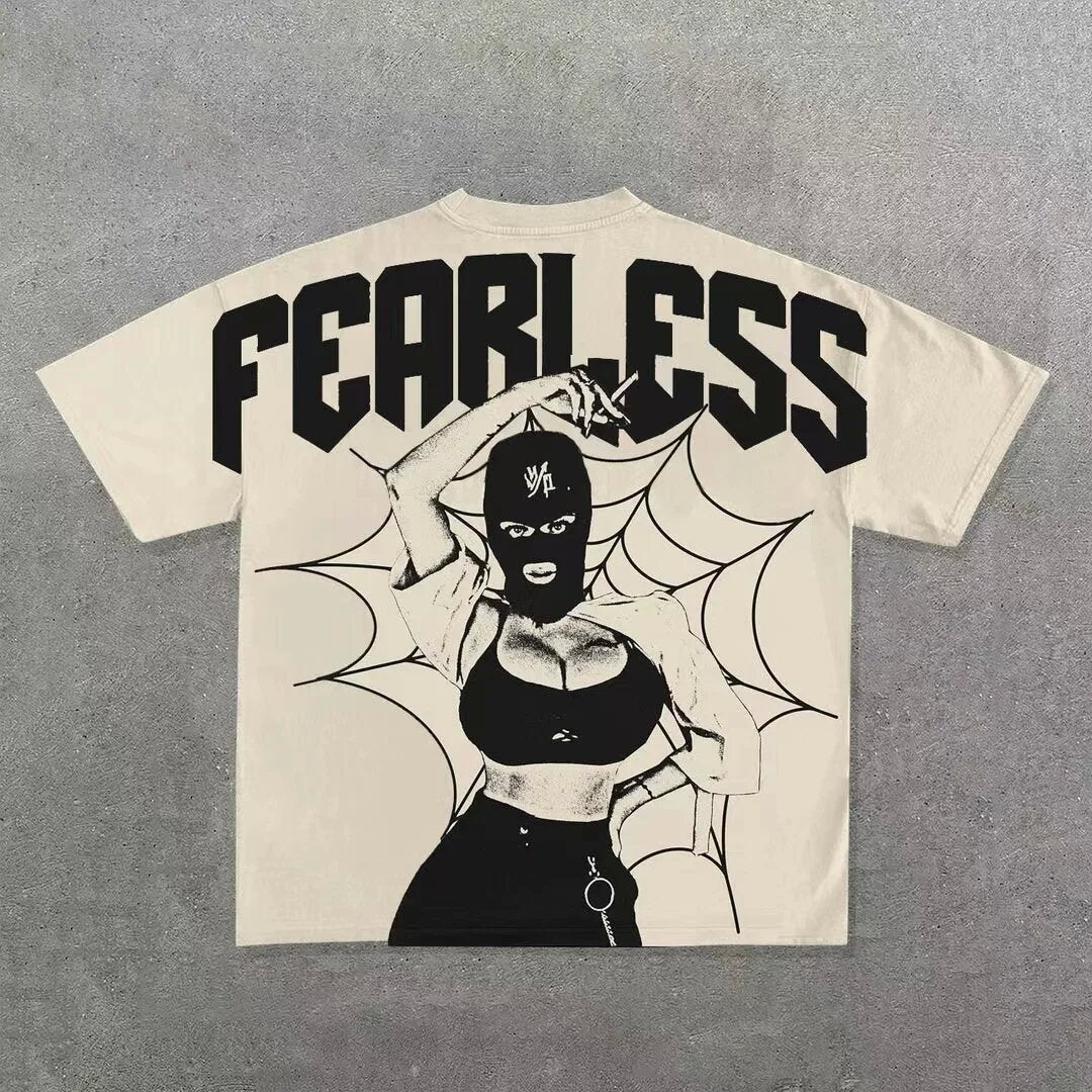 Graphic Print Cotton T-shirt