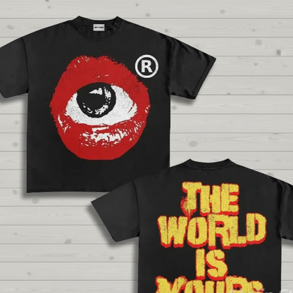 Men's Graphic Print Cotton T-Shirt