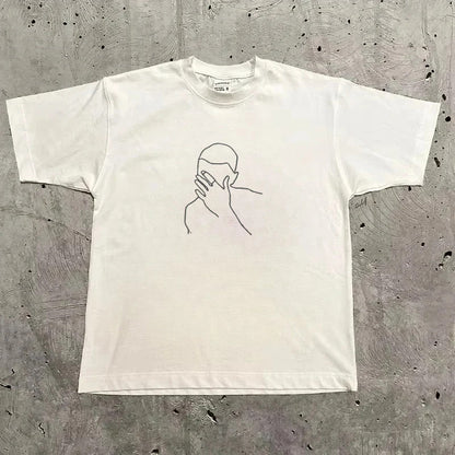 Graphic Print Cotton T-Shirt