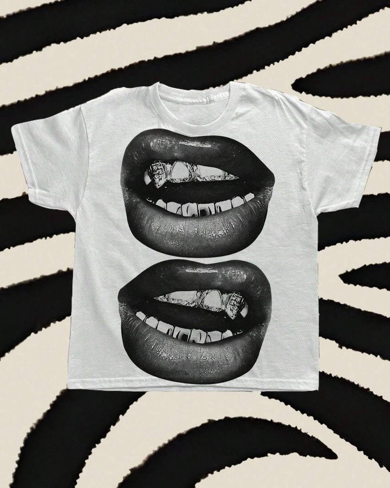 Graphic Print Cotton T-Shirt