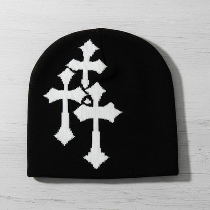 Y2K Knitted Jacquard Hat