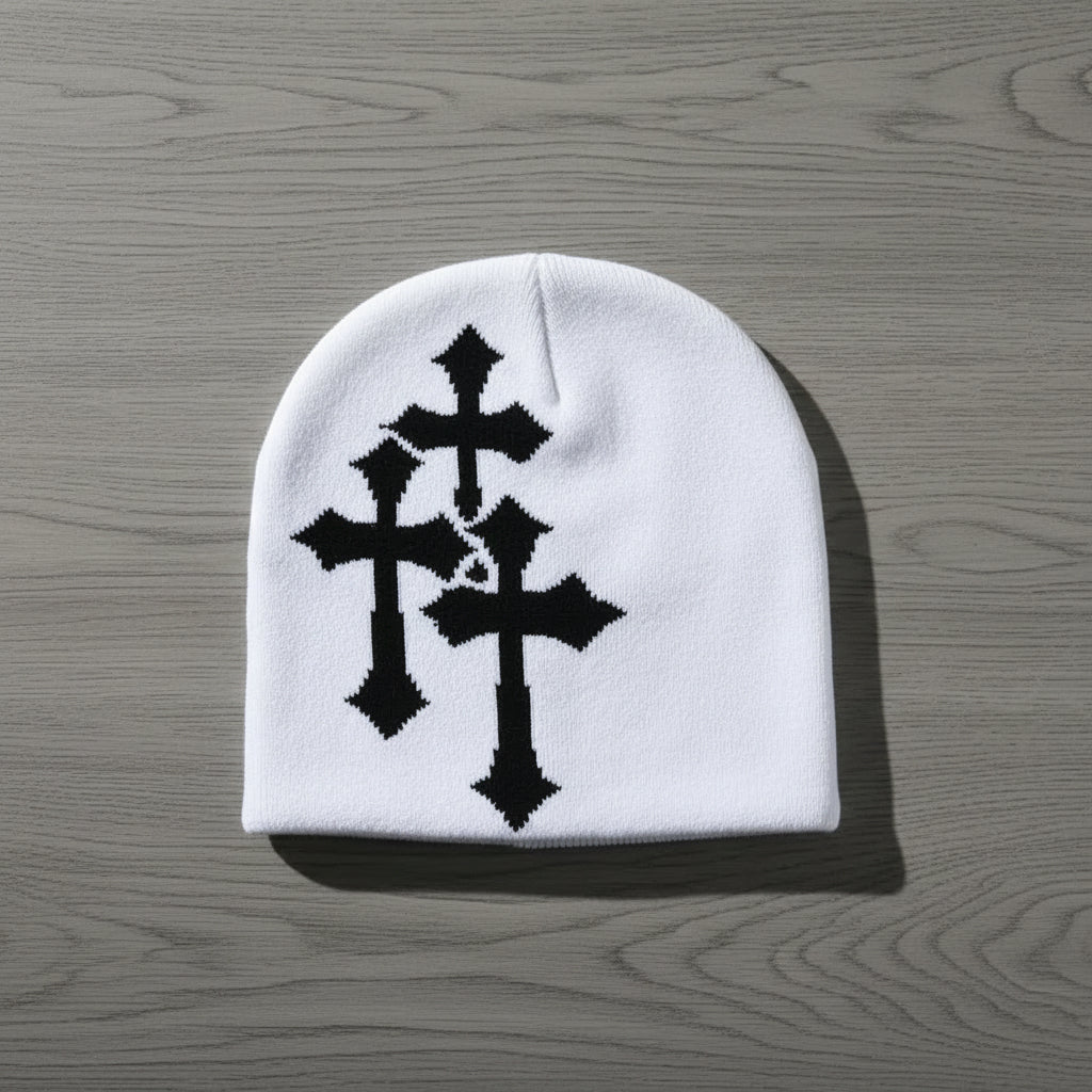 Y2K Knitted Jacquard Hat