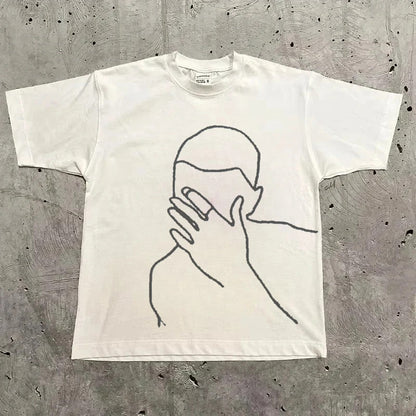 Graphic Print Cotton T-Shirt