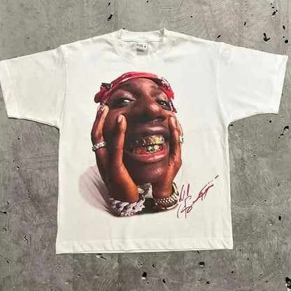 Graphic Print Cotton T-Shirt