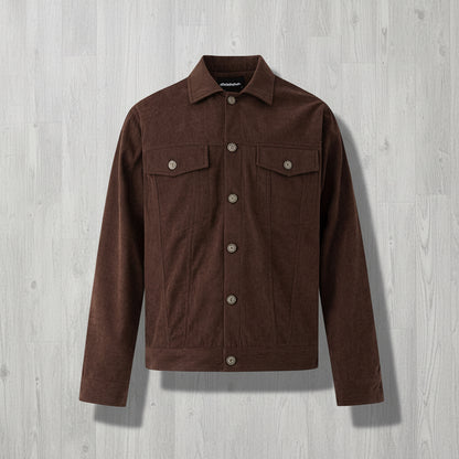 Work Jacket Loose Lapel Top