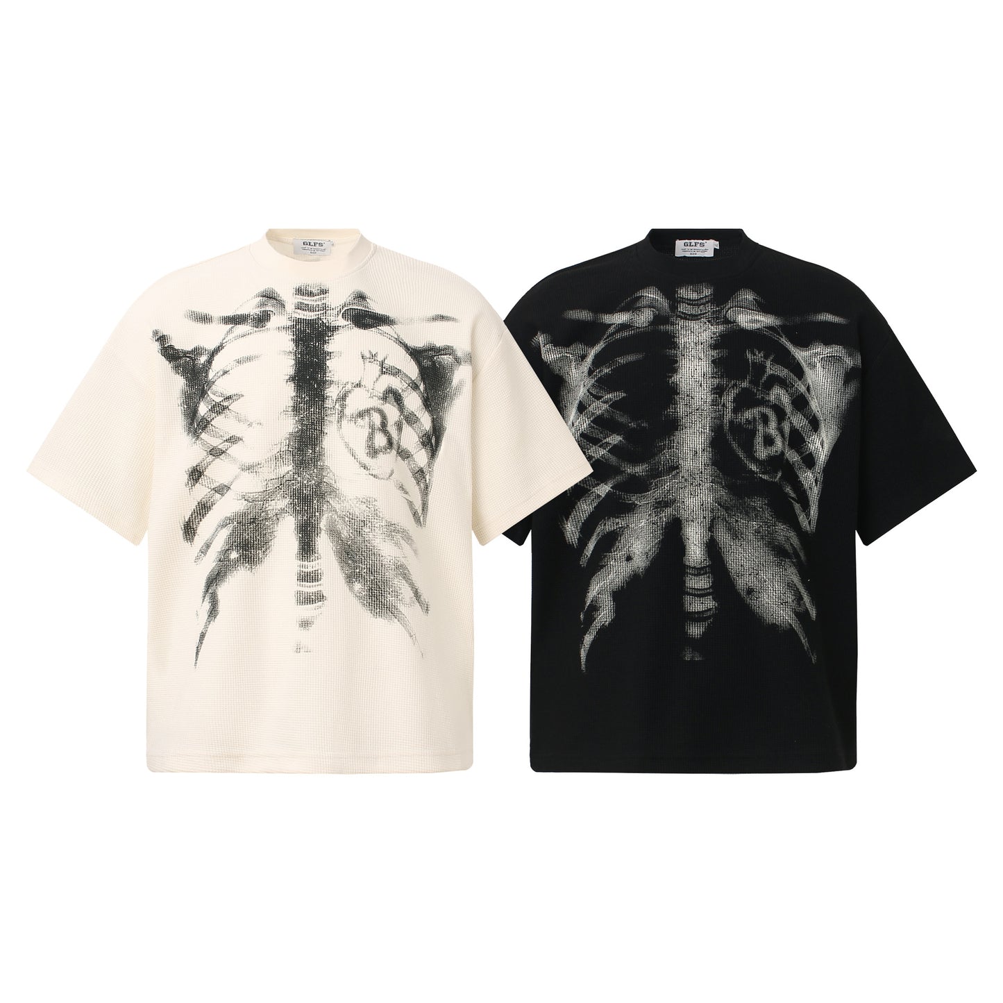 Mens Vintage Graphic Print Cotton T-shirt