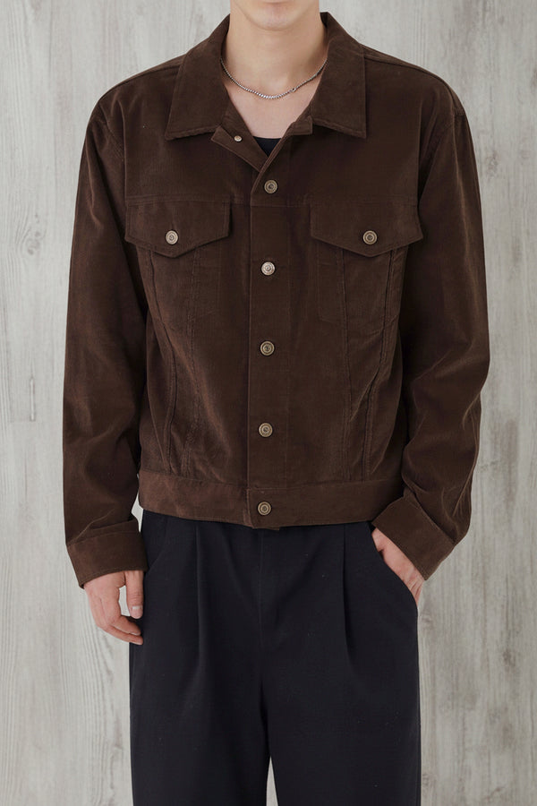 Work Jacket Loose Lapel Top
