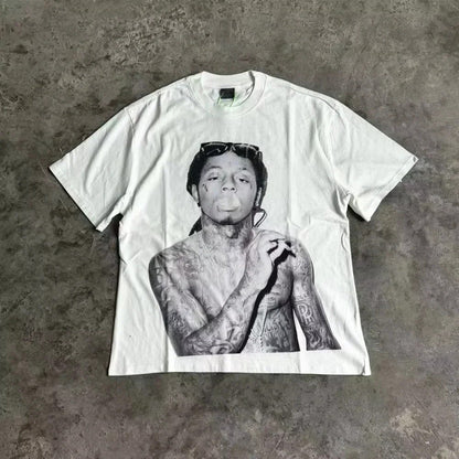 Graphic Print Cotton T-Shirt