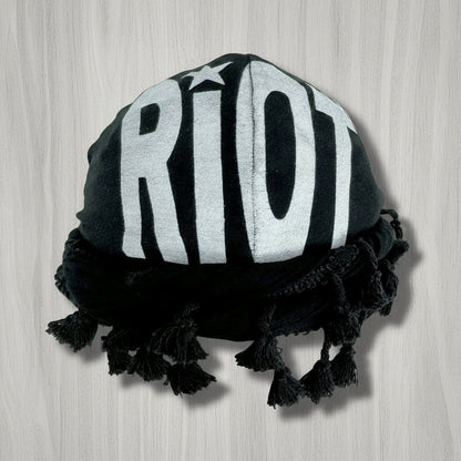 Adjustable Tassel Print Hip Hop Hat