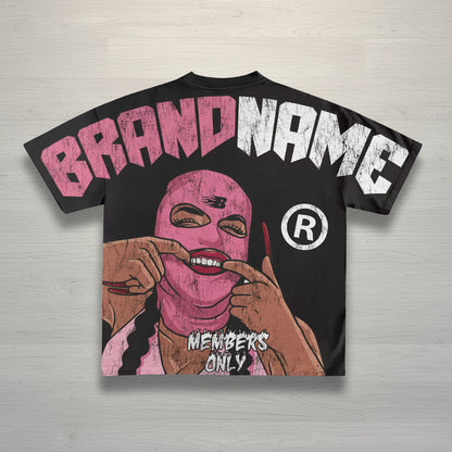 Mens Graphic Print Cotton T-shirt