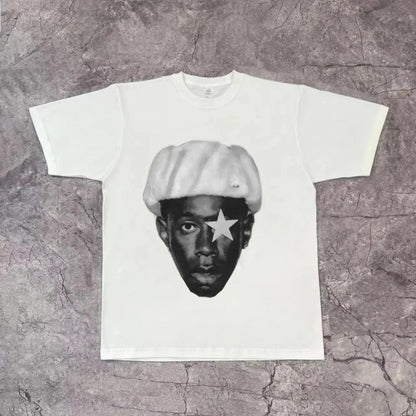 Graphic Print Cotton T-Shirt
