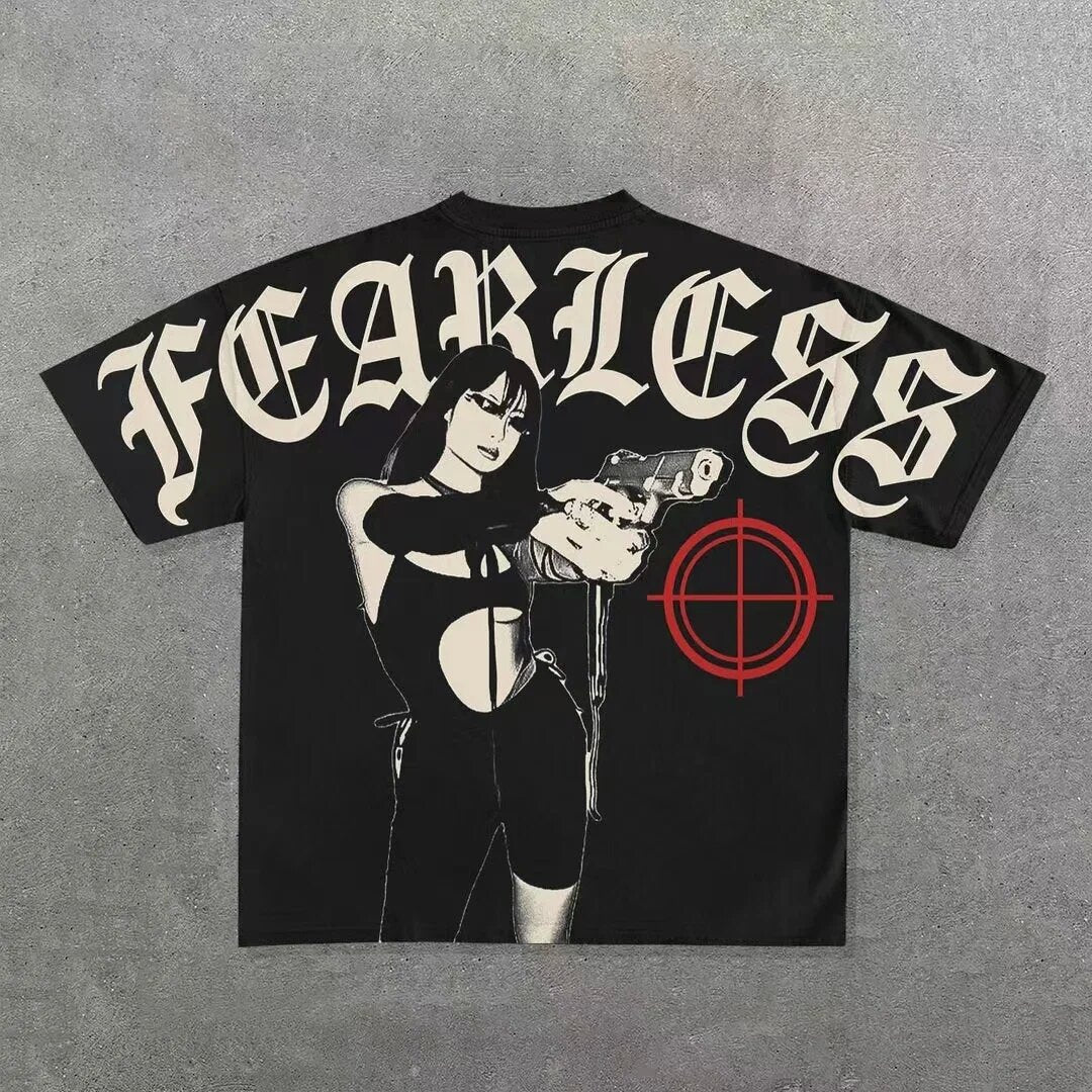 Graphic Print Cotton T-shirt