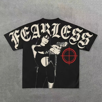 Graphic Print Cotton T-shirt