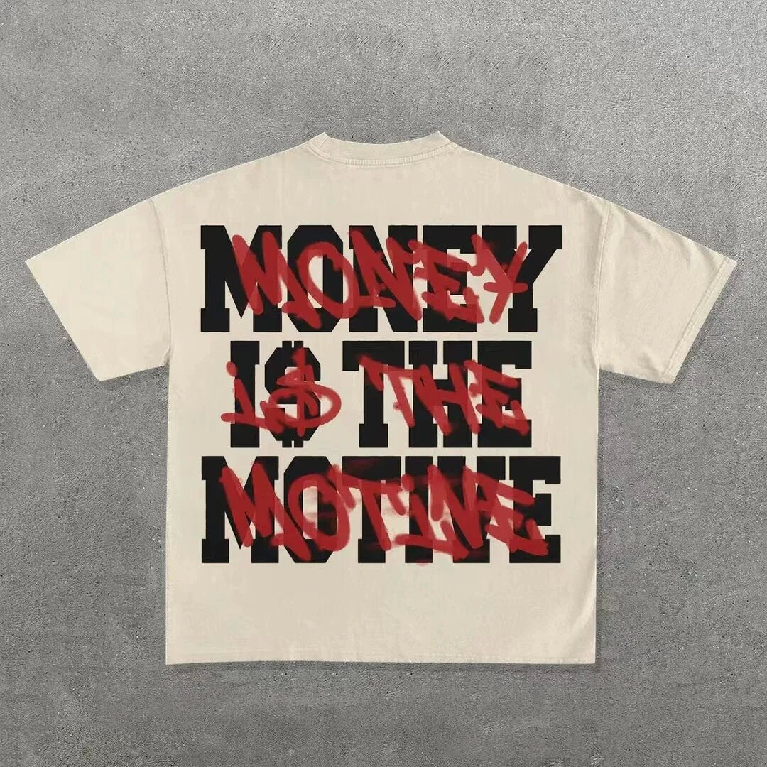 Graphic Print Cotton T-shirt