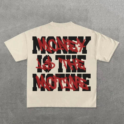 Graphic Print Cotton T-shirt