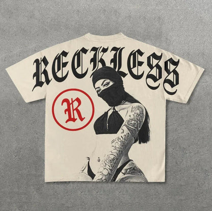 Mens Graphic Print Cotton T-shirt