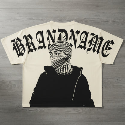 Graphic Print Cotton T-shirt