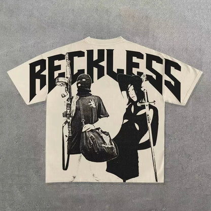 Graphic Print Cotton T-shirt