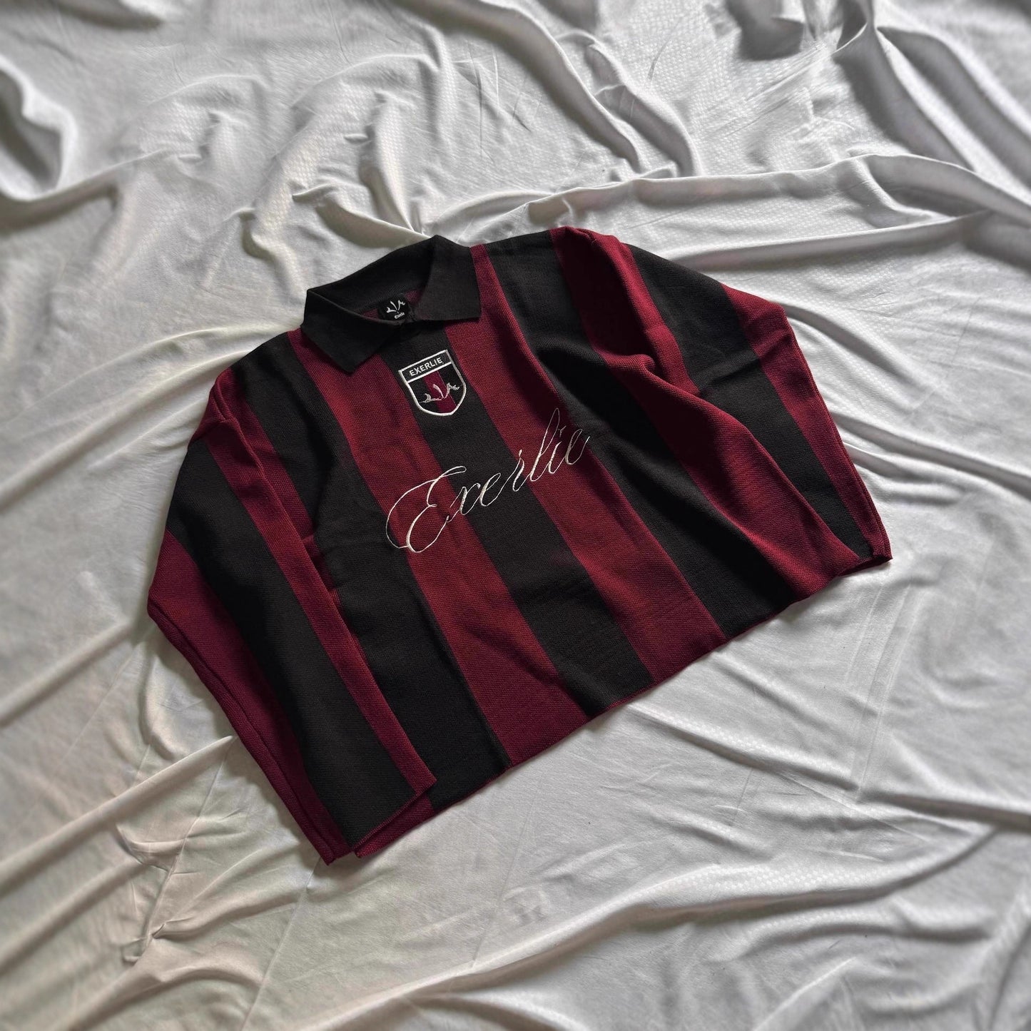 Letter Embroidery Loose Knit Sweater